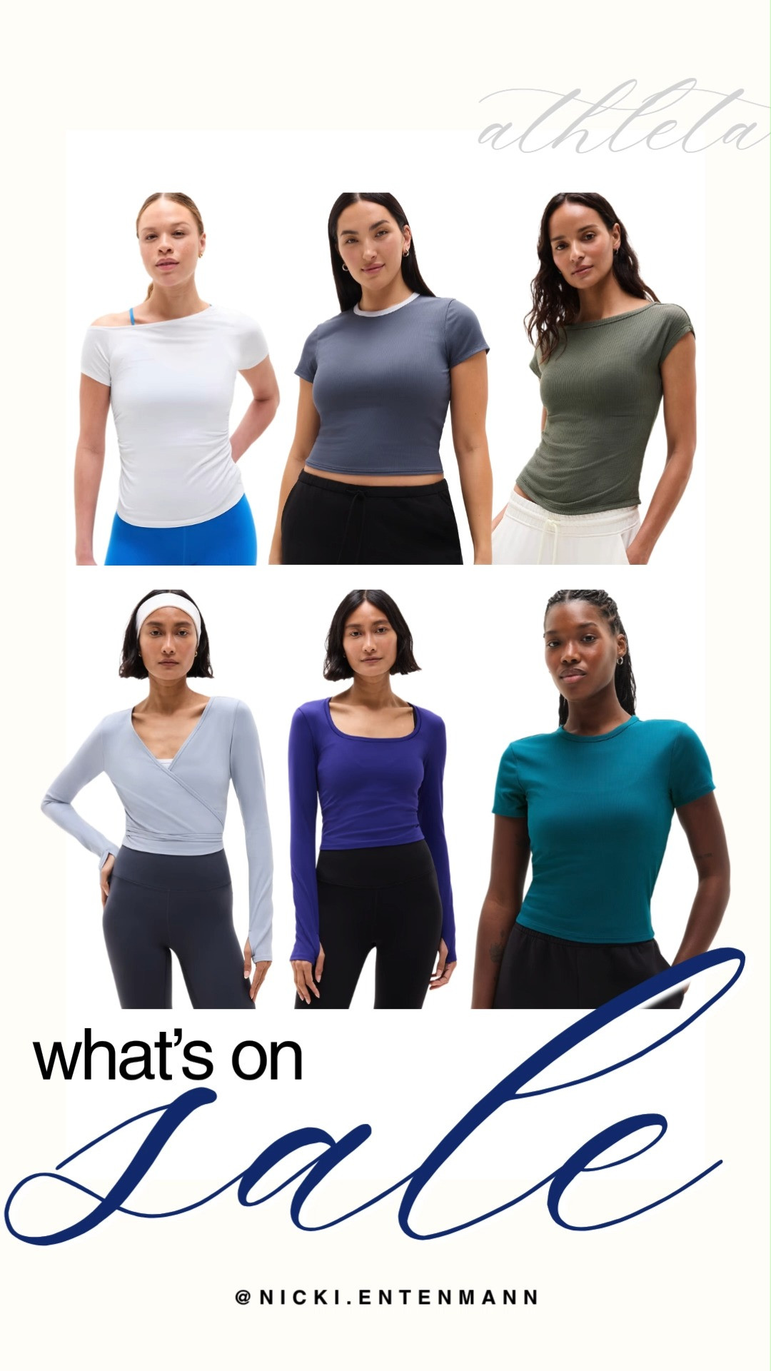 Catch these fresh Athleta sale finds featuring versatile tops designed for effortless active-to-street transitions. The roundup highlights fitted short-sleeve tees, elegant ballet-inspired wrap tops, and long-sleeve layers in slate blue, olive green, vibrant orchid, and teal. Refresh your fall athleisure rotation with these essential preppy pieces.

#athletastyle #athletasafe #whatsonsale #activewear #athleisure #fallfitness #budgetfinds 

 #LTKfitnessgoals #LTKActive #LTKSaleAlert
