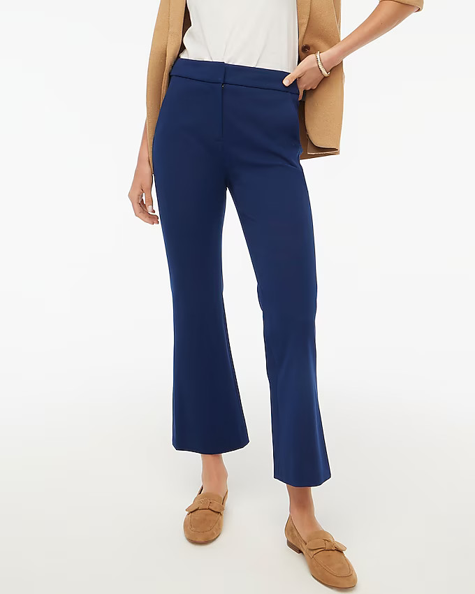 Petite Kelsey cotton flare pant | J.Crew Factory