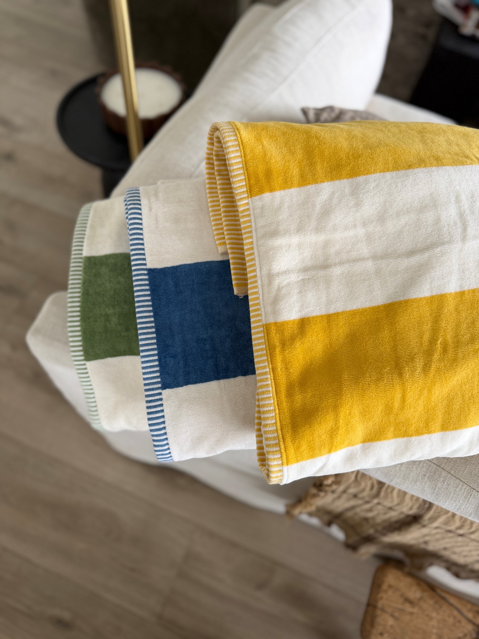 Cabana stripe beach towels for the summer! 💛

#LTKSwim #LTKHome