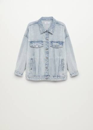 Oversized denim jacket | MANGO (US)