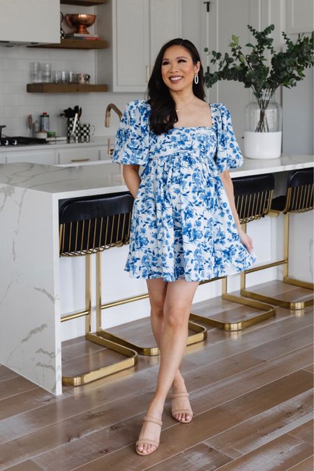 My favorite summer dress is on sale for 20% off! I love the babydoll silhouette and puff sleeve. Sized up to a small for maternity and now postpartum. Perfect for summer, baby showers, maternity wear and more! 

#LTKstyletip #LTKSeasonal #LTKsalealert