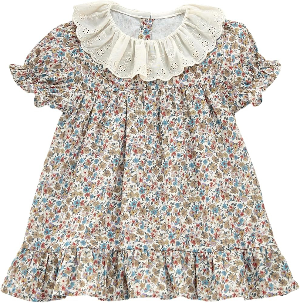 Spring Baby Toddler Girls' Long Sleeve Princess Dress - Cute & Stylish Outfit for Spring/Fall | Amazon (US)