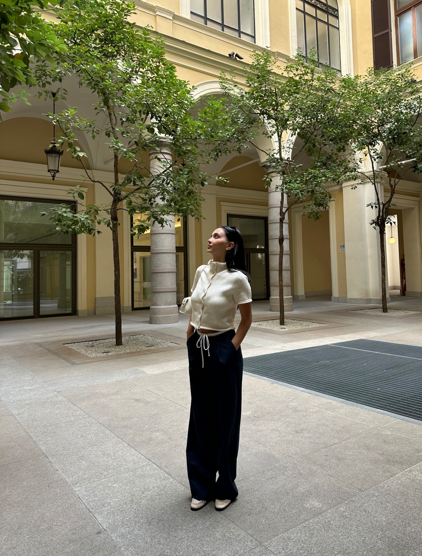 Ecru button tee with pinstripe trousers & off white loafers 🍂🤎

#LTKFindsUnder50 #LTKSeasonal #LTKStyleTip