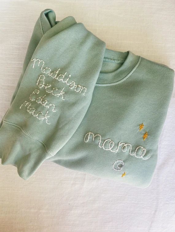 NAME ADD ON Hand Embroidered Names - Etsy | Etsy (US)