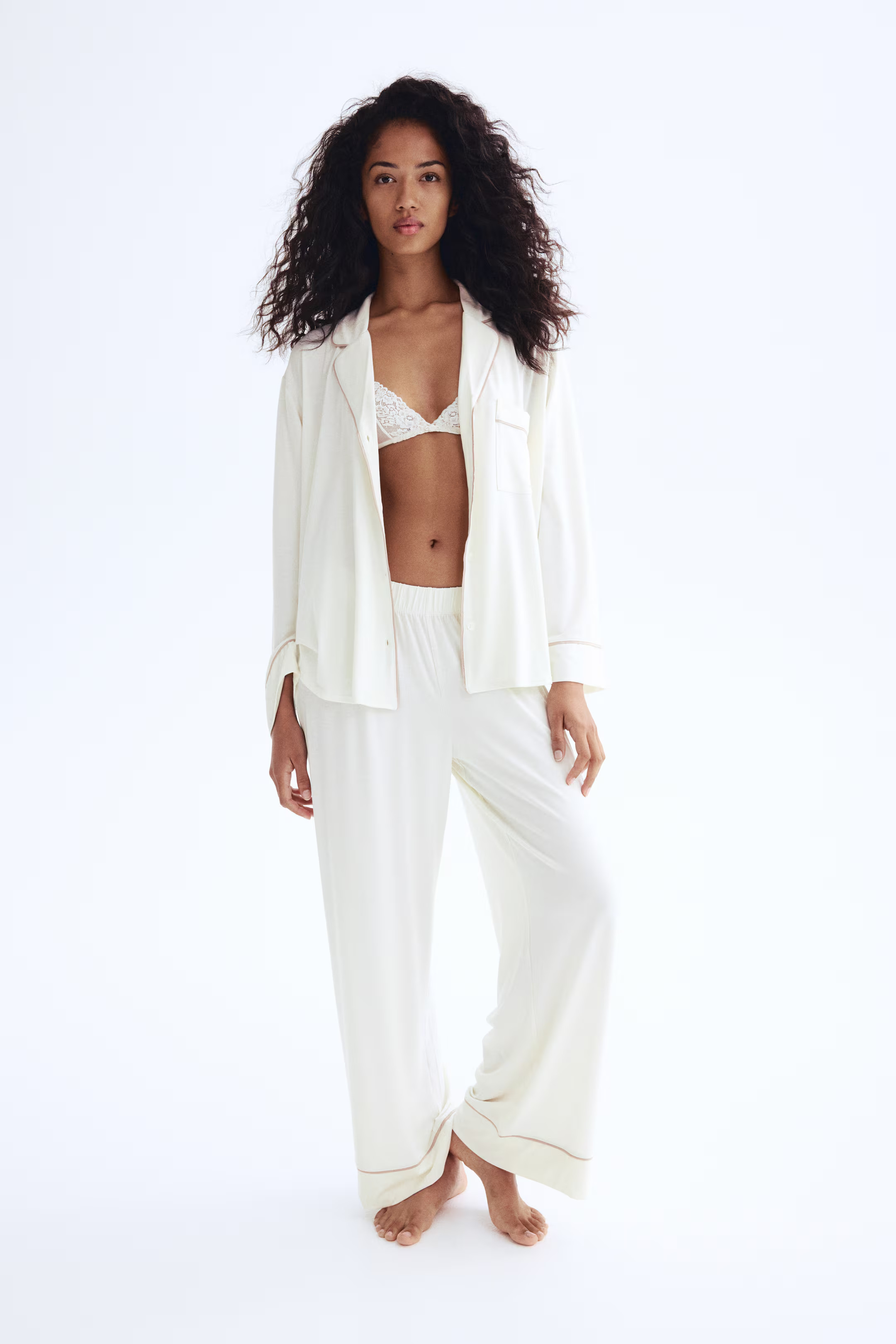 Viscose-blend pyjamas | H&M (UK, MY, IN, SG, PH, TW, HK)