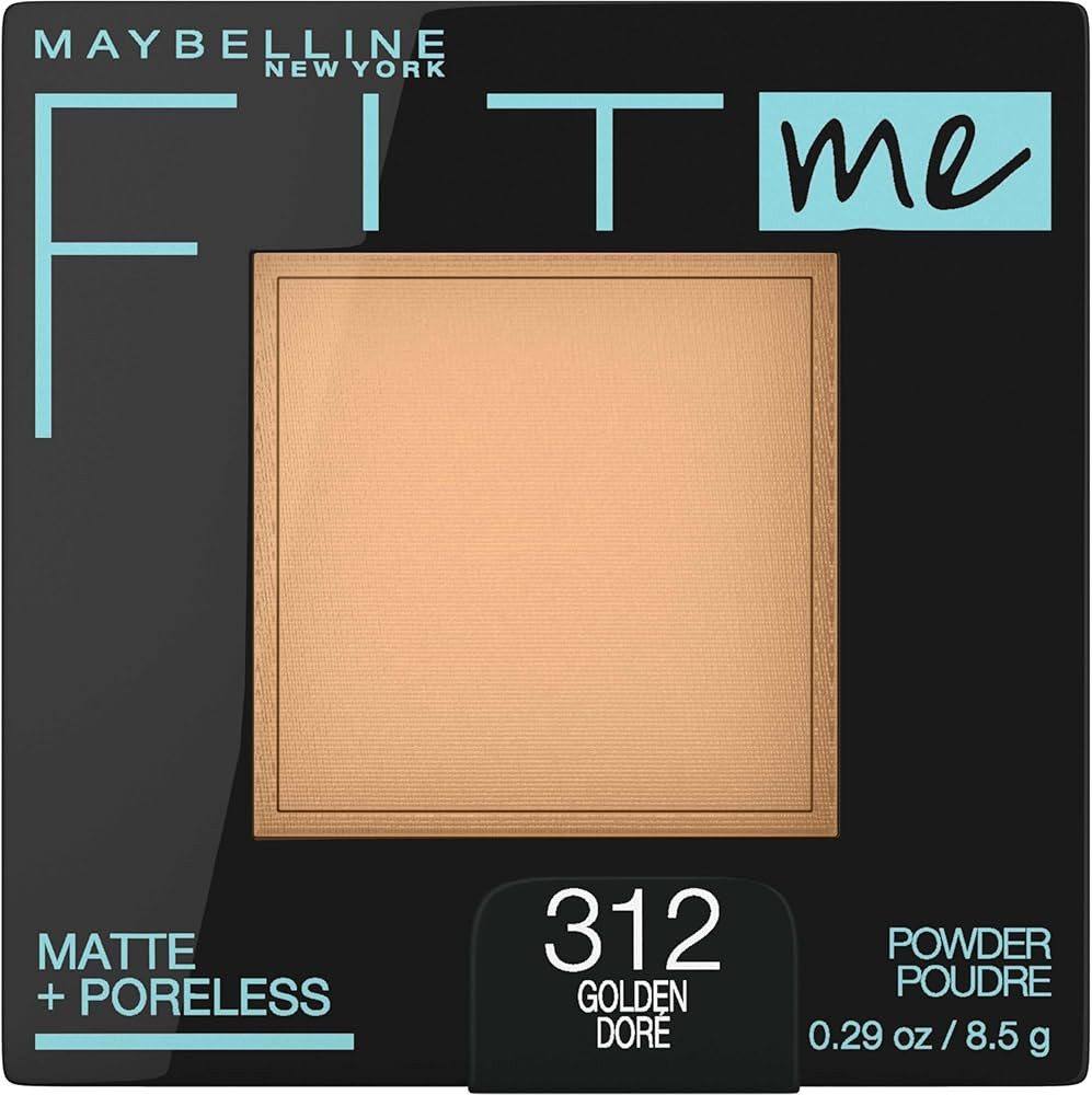 MAYBELLINE Fit Me - Polvo fijador y polvo de maquillaje facial prensado que minimiza los poros y ... | Amazon (US)