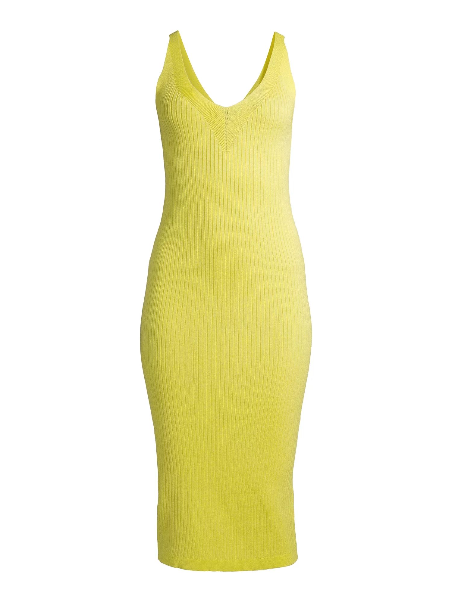 Scoop Women's Ribbed Knit Tank Dress - Walmart.com | Walmart (US)