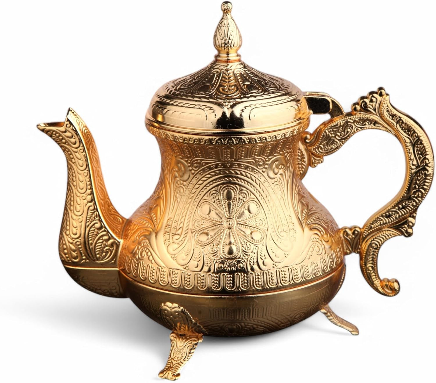 Alisveristime Heybeli Decorative Zamac Pitcher for Home Decor (Gold) | Amazon (US)