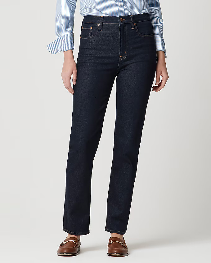 Petite high-rise stovepipe jean in signature stretch+ | J.Crew Factory