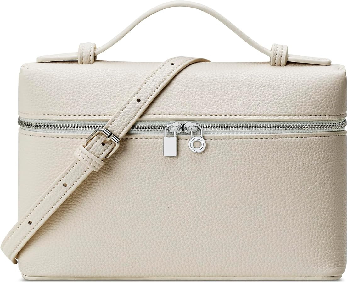 KKXIU Clear Crossbody Bags for Women Stadium Approved Vegan Leather Transparent Purses for Concer... | Amazon (US)