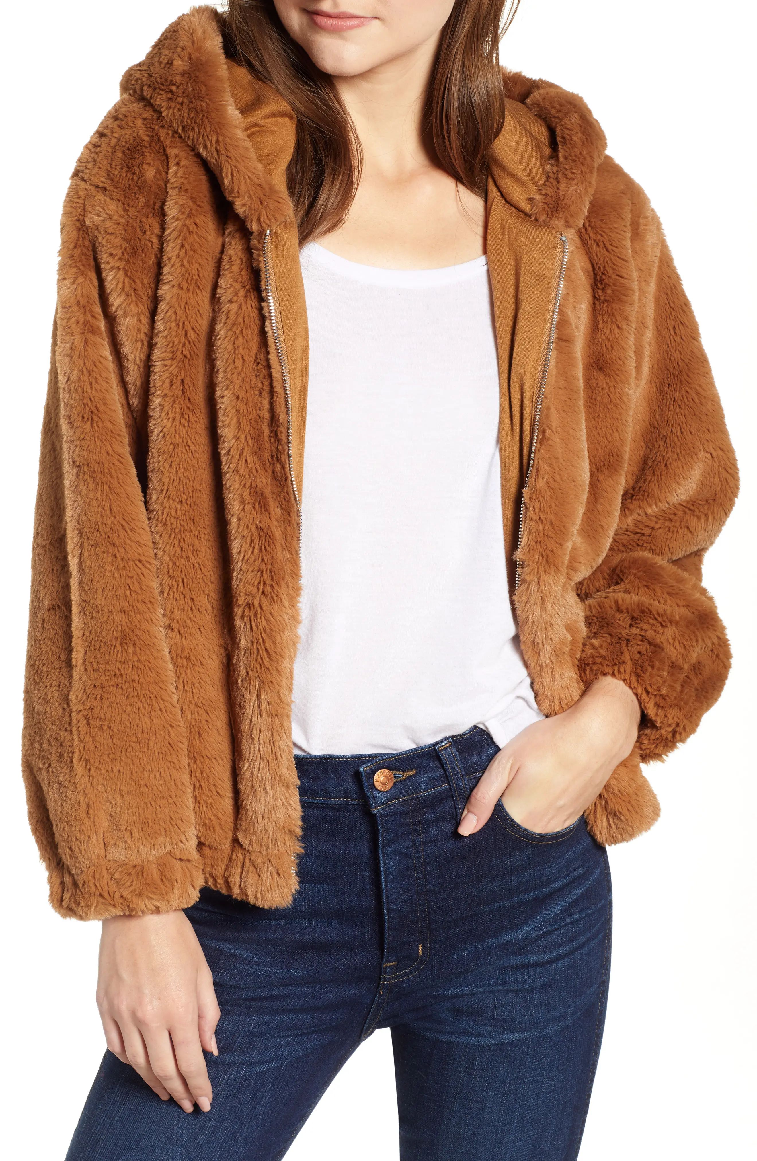 French Connection Arabella Faux Shearling Jacket | Nordstrom