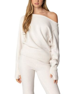 EdiktedPlush Oversized Asymmetric Sweater4.1 (7) | Bloomingdale's (US)