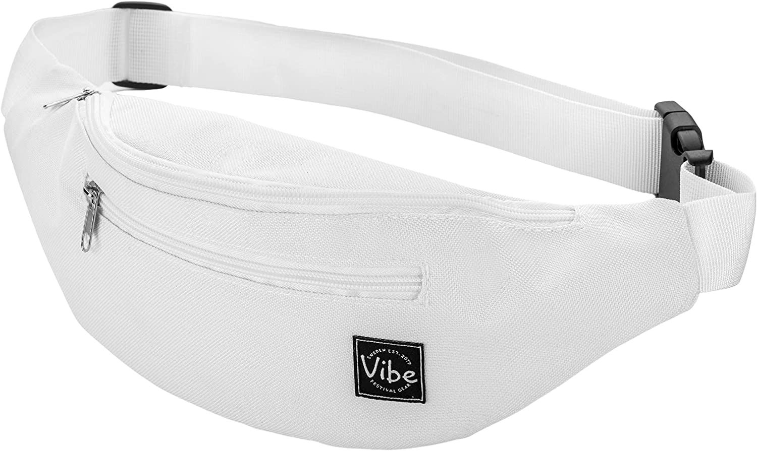 Vibe Festival Gear Fanny Pack for Men Women - Many Prints - Black Holographic Silver Gold Cute Wa... | Amazon (US)