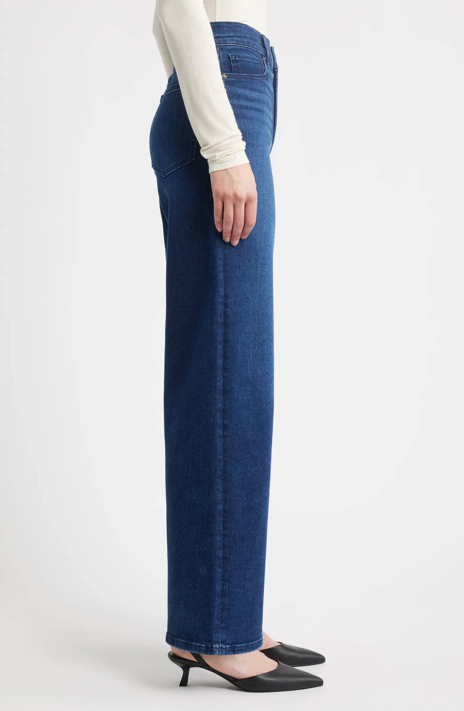 Le Slim Palazzo High Waist Wide Leg Jeans | Nordstrom
