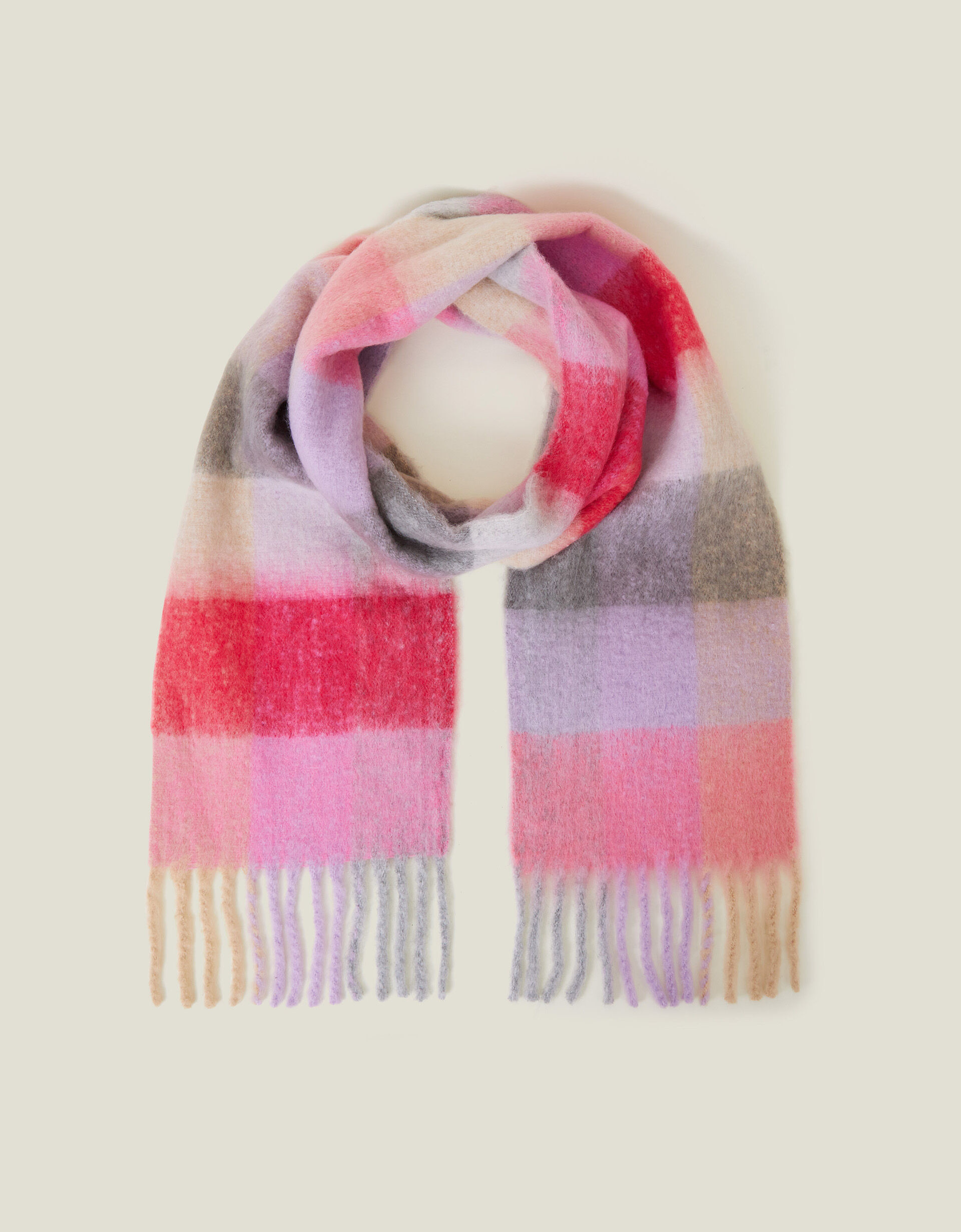 Super Soft Pastel Stripe Blanket Scarf | Accessorize (Global)