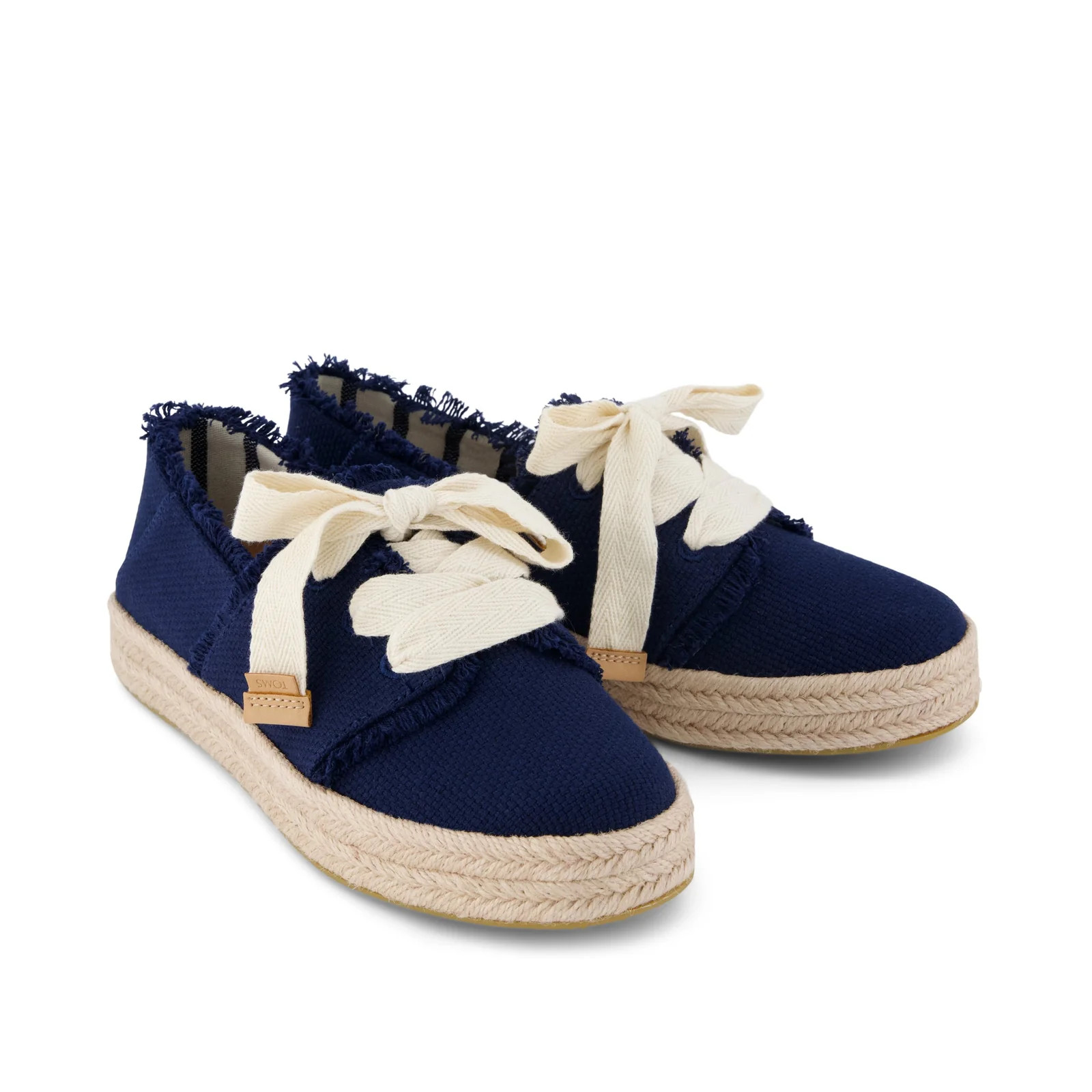 Womens Carolina Lace-Up Espadrille Navy Fray | Toms EMEA
