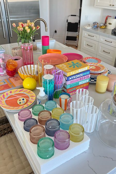Adding lots of color to my kitchen for spring and summer 🩷☀️

Colorful cups, colorful plates, kitchen decor, colorful kitchen, bright kitchen, colorful rug, kitchen rug, kitchen runner, colorful books, decorative books, shelf decor, home design, amazon home, Christine Andrew 

#LTKhome #LTKstyletip #LTKfindsunder50