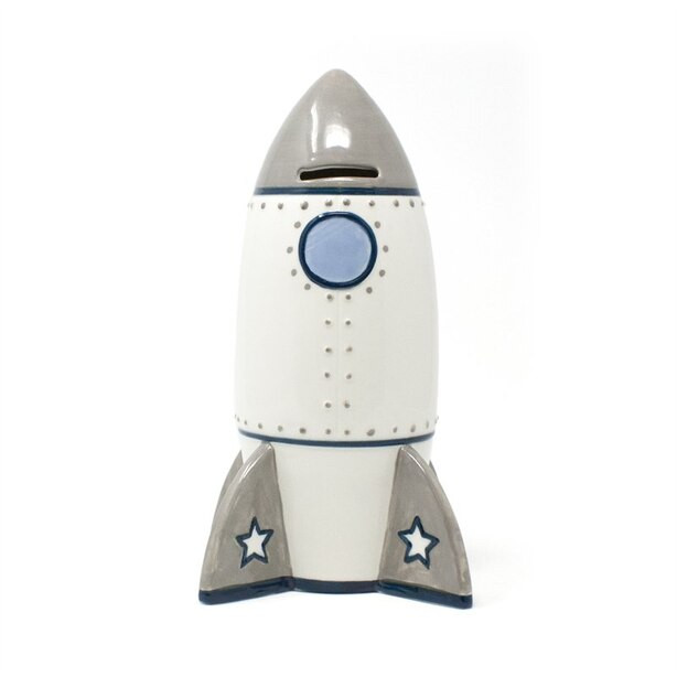 CHILD TO CHERISH ROGER ROCKET COIN BANK | Indigo (CA)