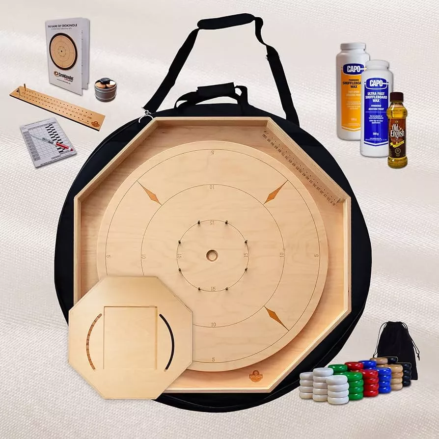 The Meeple Guild - Cues adds twist to classic crokinole 