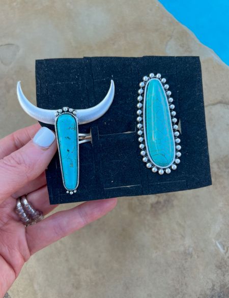 New turquoise rings for the rodeo! 

#LTKstyletip #LTKunder50