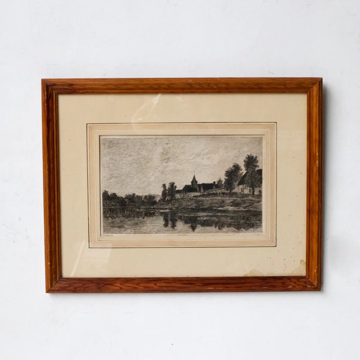 Village by the River Etching | Elsie Green US