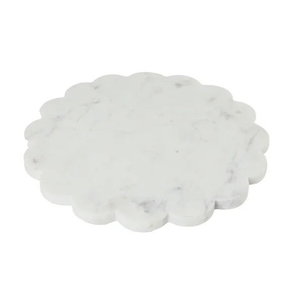 Way to Celebrate Scalloped Marble Serving Board | Walmart (US)