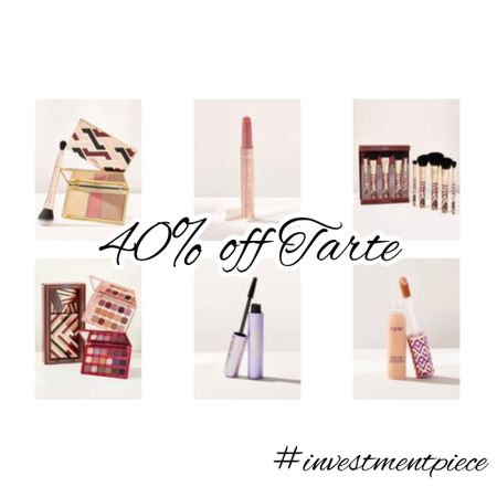 From cult fave mascara and concealer to holiday makeup sets, get 40% off everything @tartecosmetics with code CYBER #investmentpiece 

#LTKunder50 #LTKbeauty #LTKCyberweek