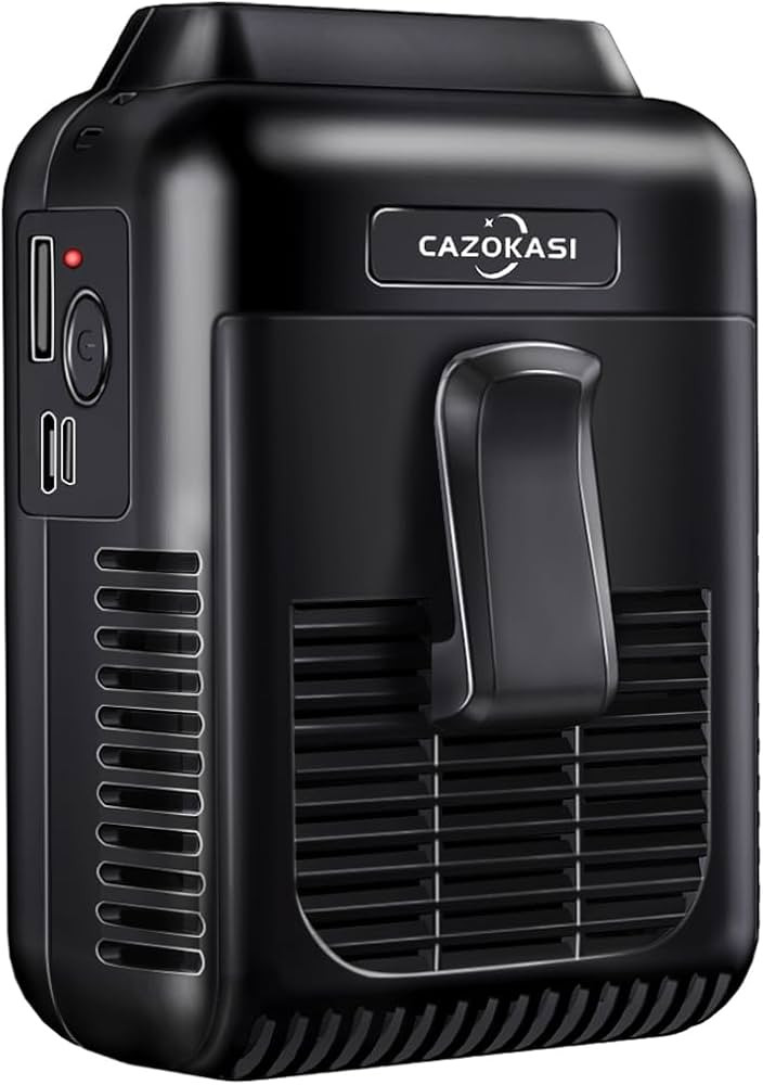 8000mAh rechargeable portable waist clip fan neck hanging personal fan super powerfull wind long ... | Amazon (US)