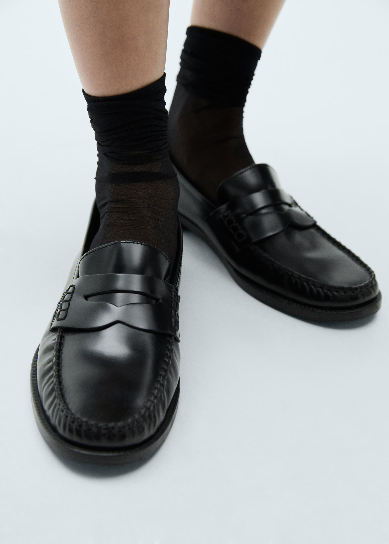 Leather loafers | MANGO (UK)