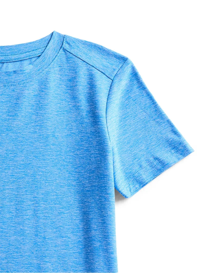 Athletic Works Boys Active ButterCore Knit Tee, Sizes 4-18 & Husky | Walmart (US)