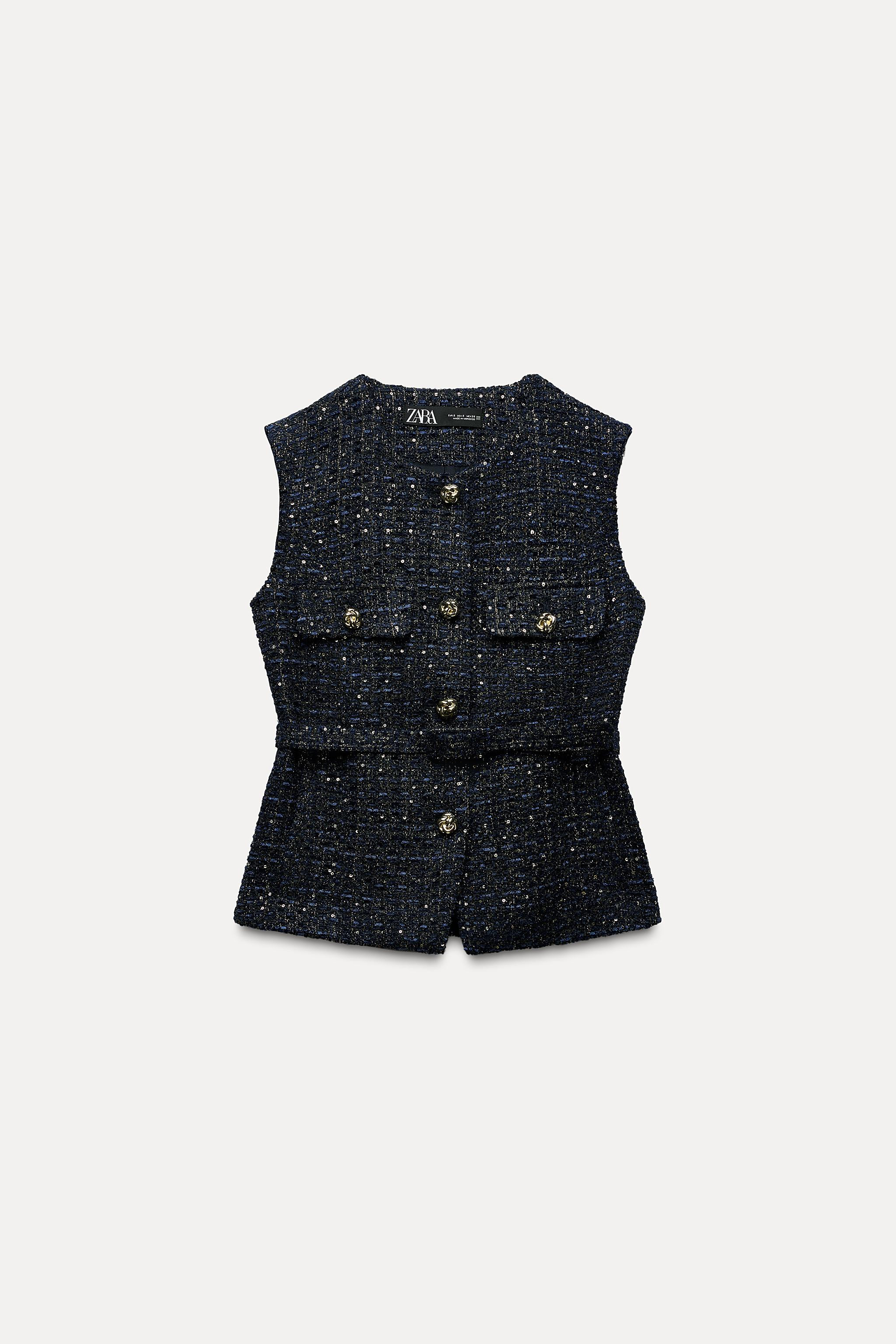 STRUCTURED BELTED VEST | Zara US