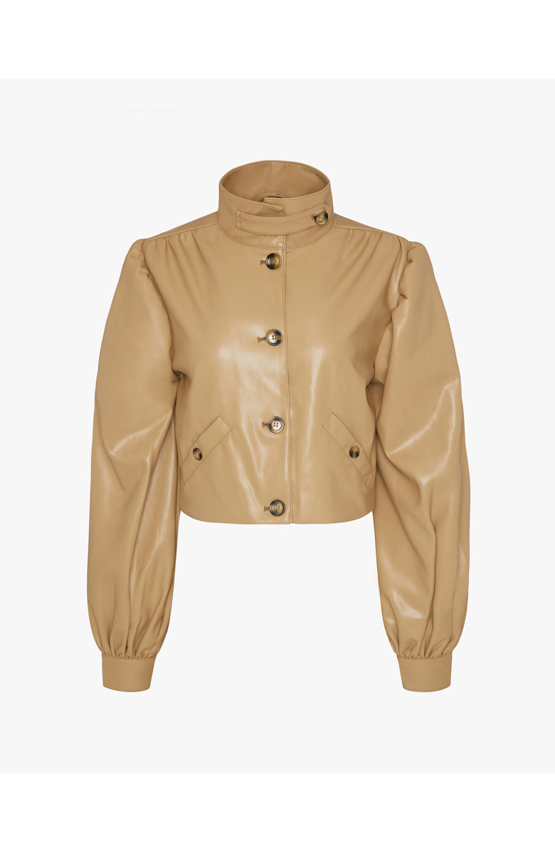 Balloon Sleeve Stand Collar Jacket | Nordstrom