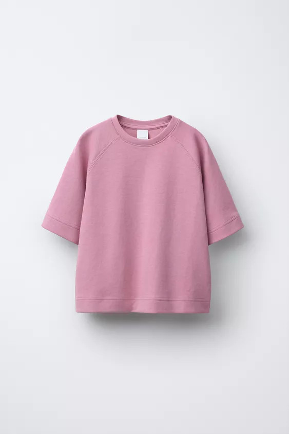 BASIC INTERLOCK T-SHIRT | Zara US