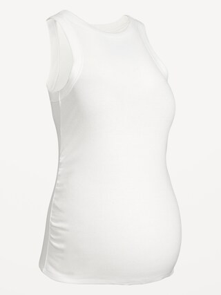 Maternity High-Neck Ribbed Tank Top | Old Navy (US)