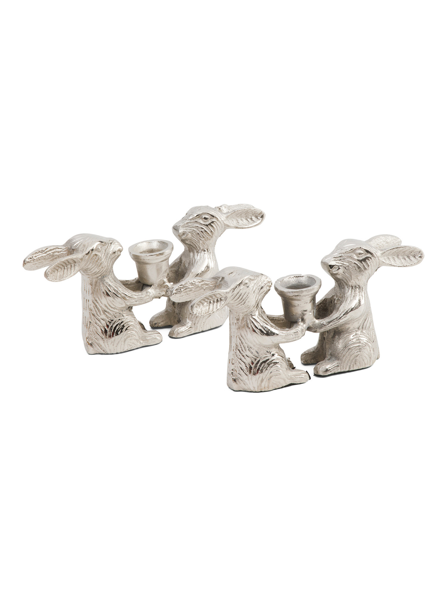 Set Of 2 Decorative Rabbit Tea Light Holders | TJ Maxx