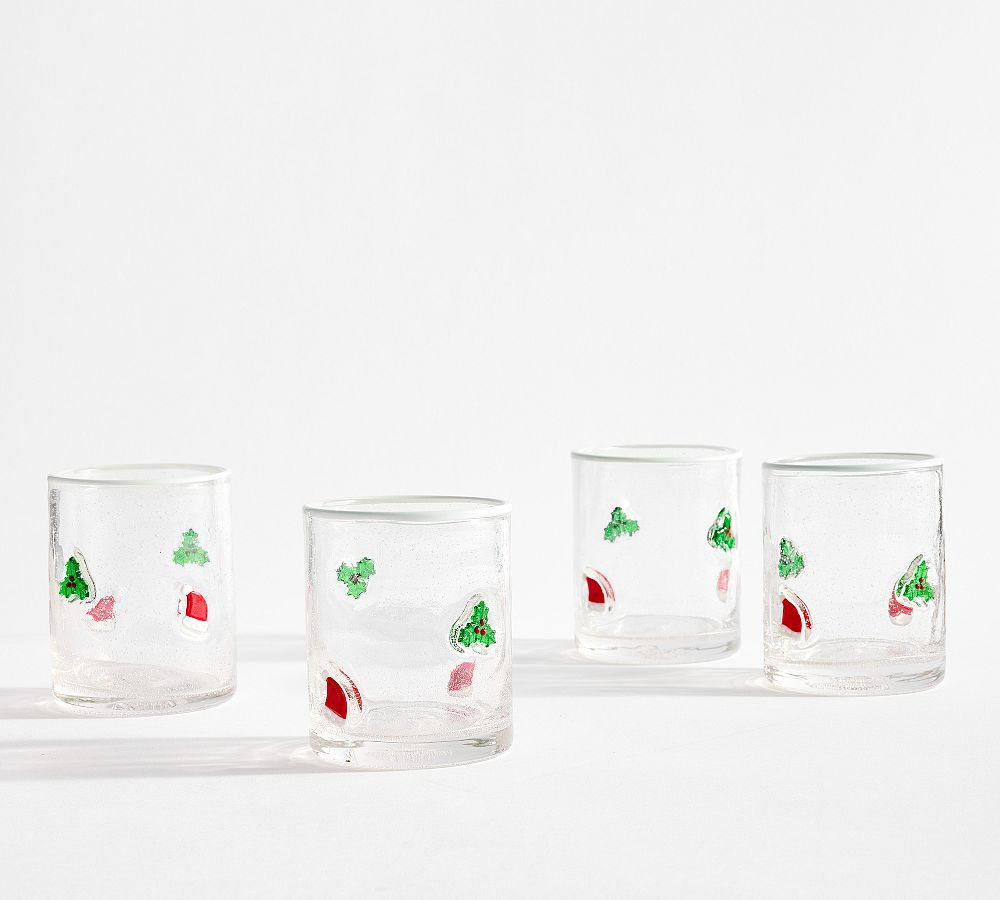 Holiday Icon Drinking Glasses - Set of 4 | Pottery Barn (US)