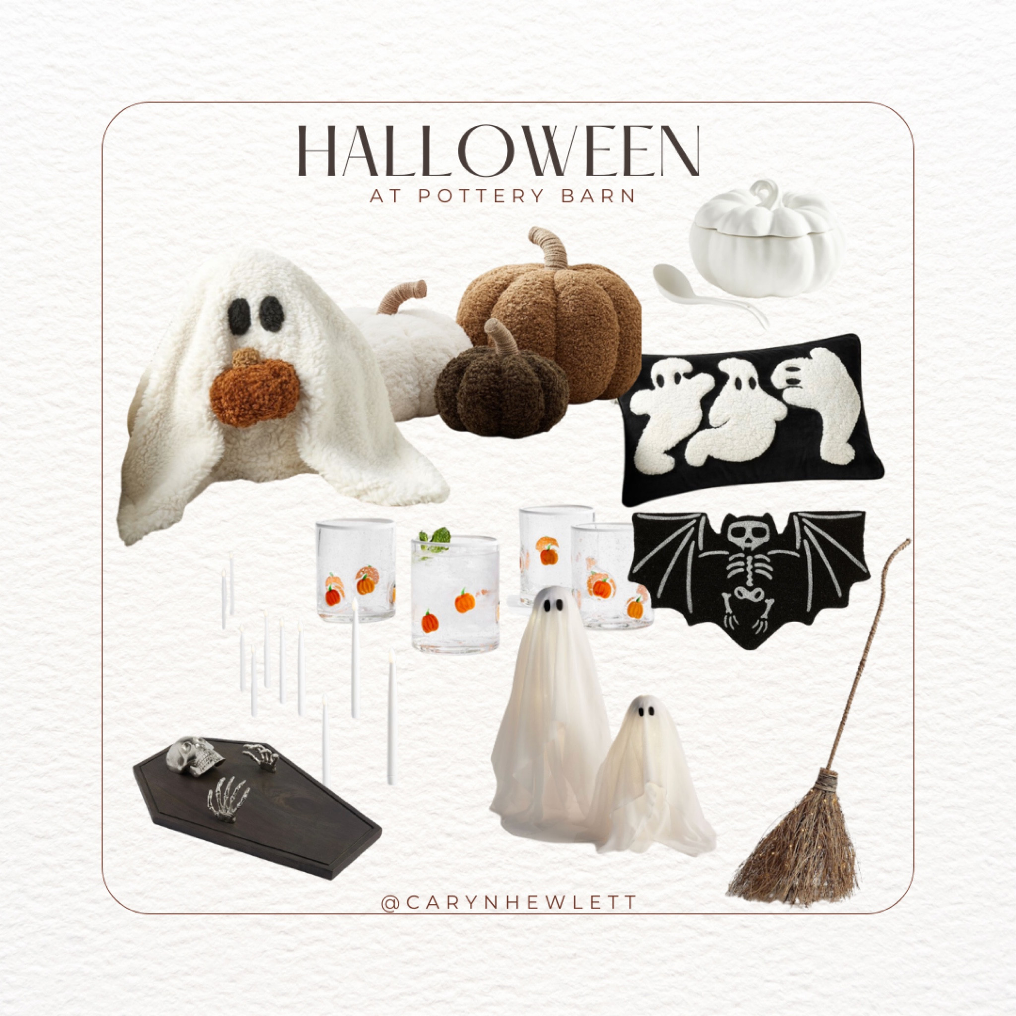 Halloween is hitting the shelves and I, for one, am HERE FOR IT. It’s spooky season, pumpkins. 👻🎃💀 #potterybarn #halloween #fall #halloweendecor #falldecor #fallstyle 

#LTKhome #LTKFind #LTKSeasonal