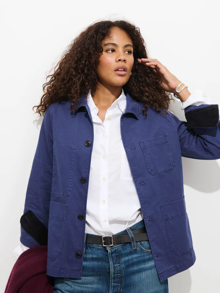 Britt Work Jacket In Herringbone | Alex Mill