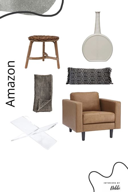 Home Decor
Stool, white vase, lumbar pillow, leather chair, acrylic book holder
#founditonamazon

#LTKSeasonal #LTKhome