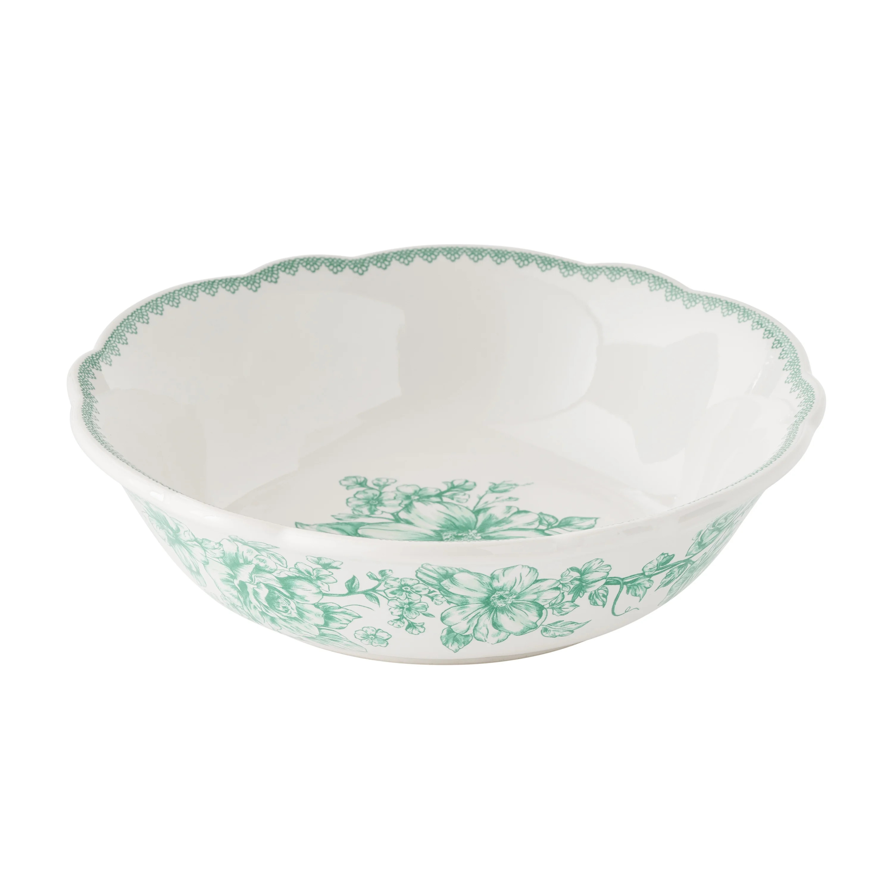 The Pioneer Woman Agatha Stoneware Cereal Bowl, Green | Walmart (US)