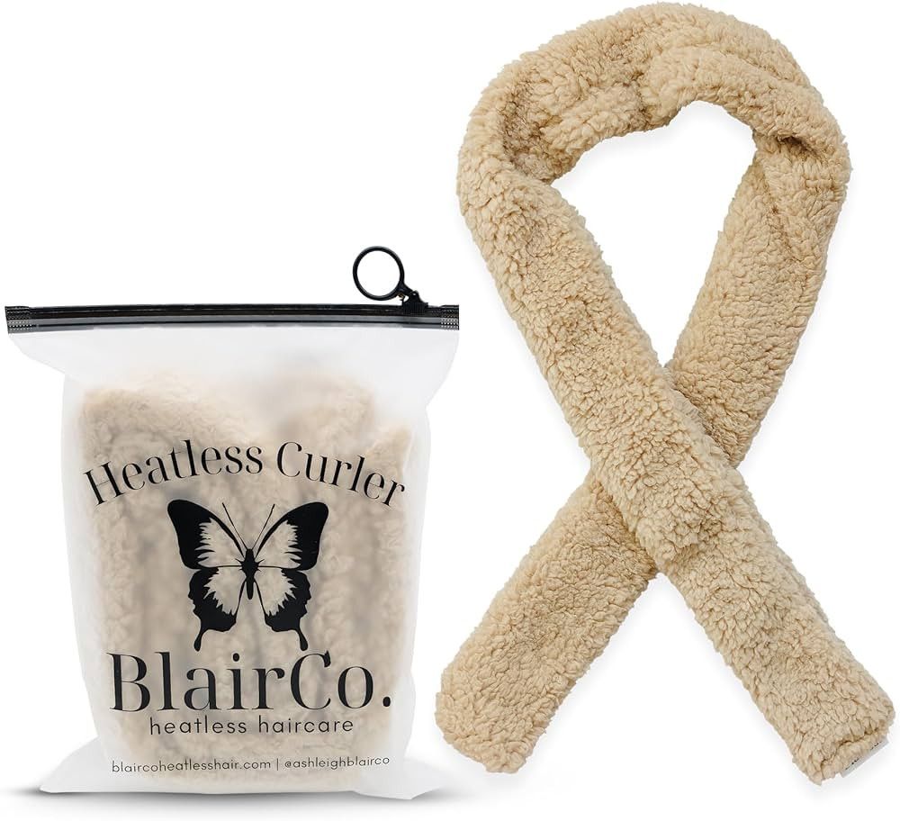 BlairCo Heatless Hair Curler Headband – Handmade Sherpa No Heat Curling Rod for Overnight Curls... | Amazon (US)