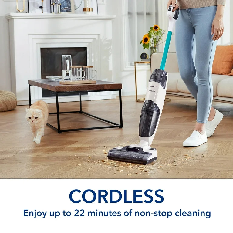 Tineco iFloor 2 Max Cordless Wet/Dry Vacuum Cleaner and Hard Floor Washer - Limited Edition (Blue... | Walmart (US)