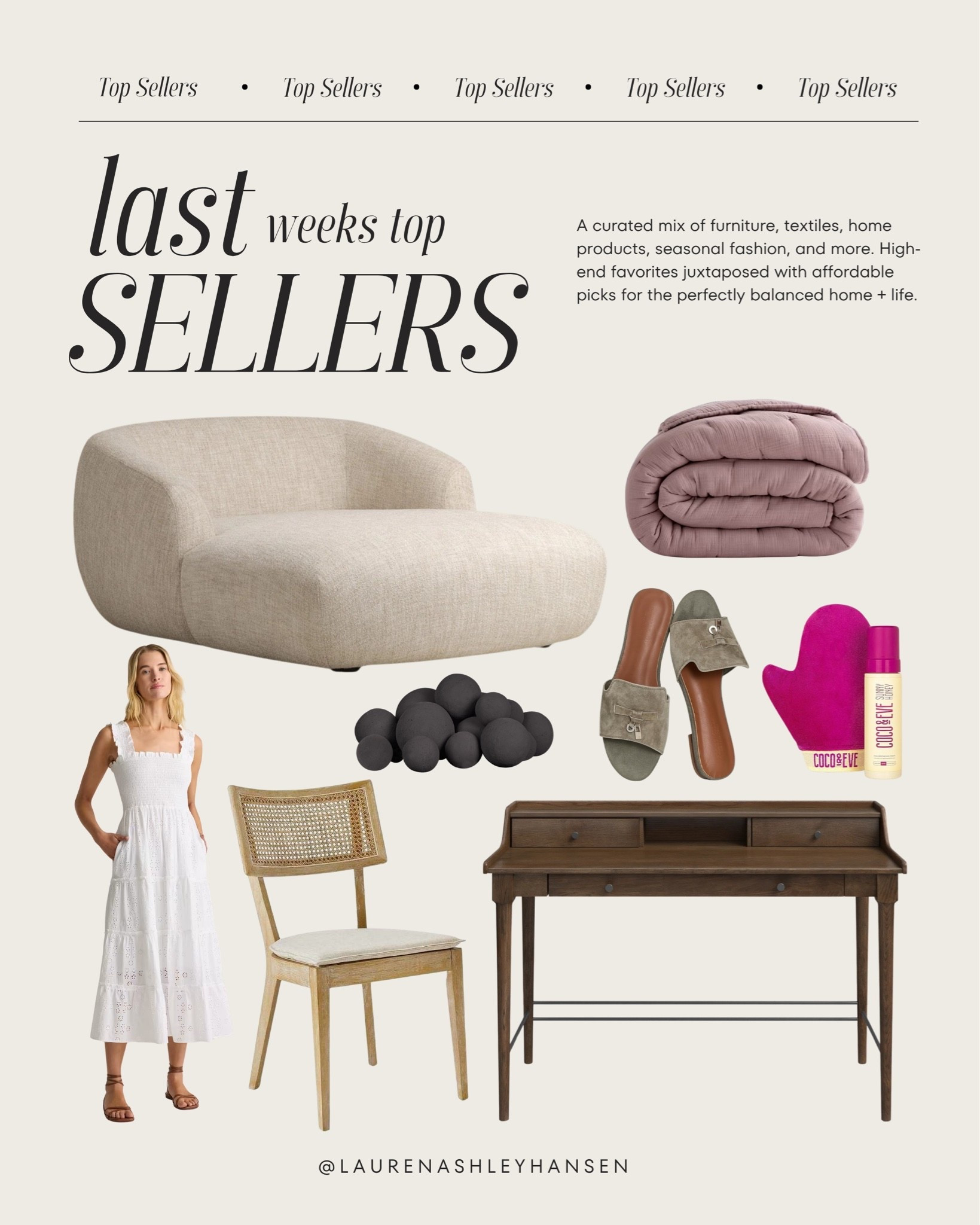 A curated mix of furniture, textiles, home products, seasonal fashion, and more. High-end favorites juxtaposed with affordable picks for the perfectly balanced home + life.

#LTKHome