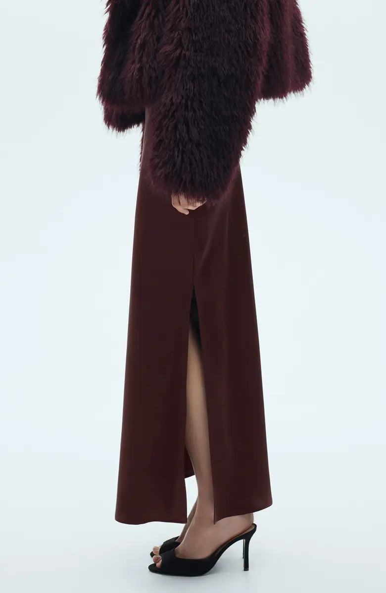 Stretch Satin Maxi Skirt | Nordstrom