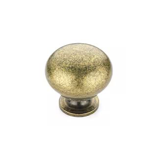 Richelieu HardwareVarennes Collection 1-1/4 in. (32 mm) Burnished Brass Traditional Cabinet Knob2... | The Home Depot