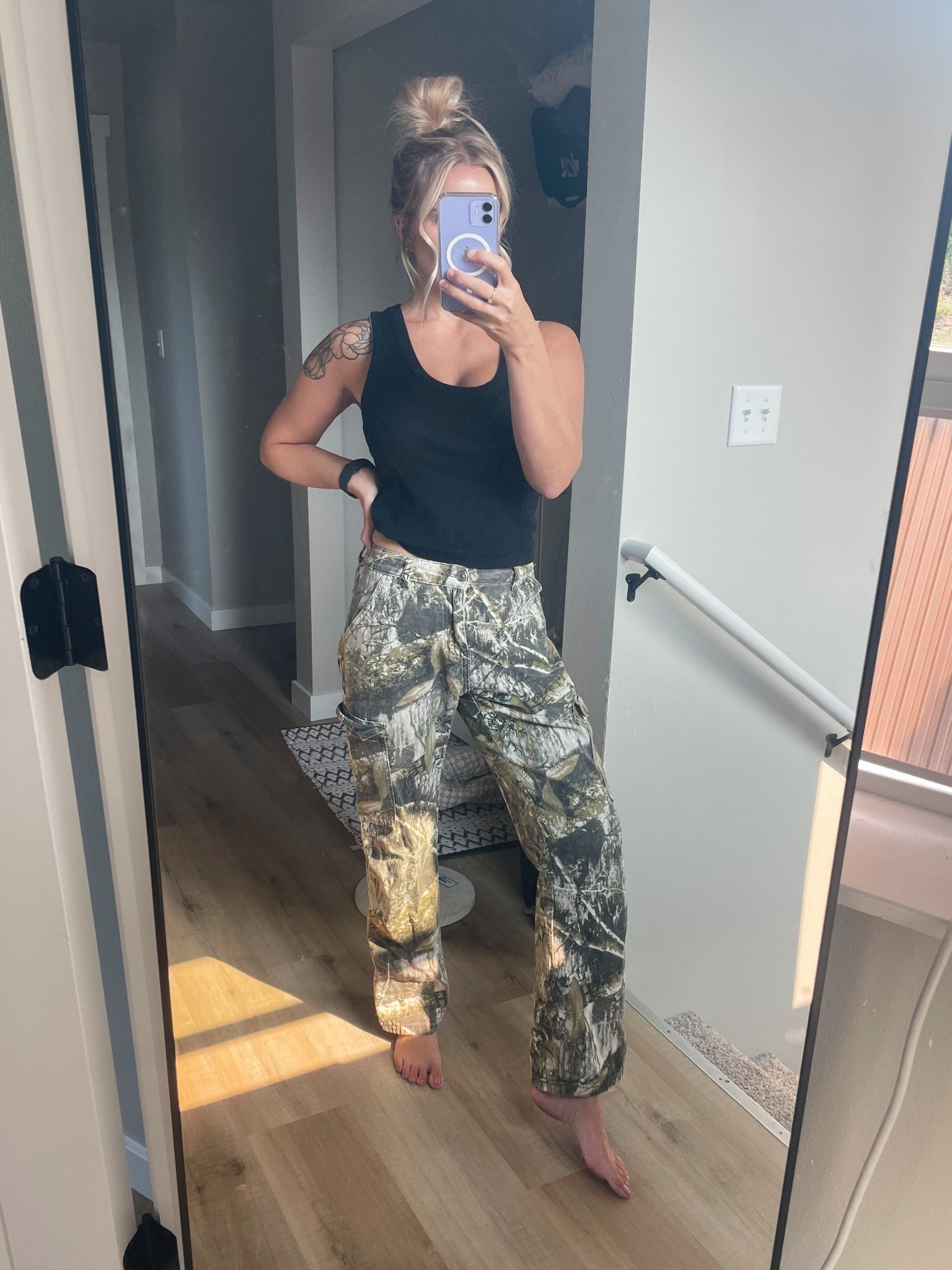 Camo pants from Amazon! Wearing in size small! 

#LTKU #LTKFallSale #LTKFindsUnder50