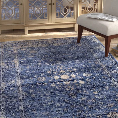 Gidran Oriental Blue Area Rug | Wayfair North America