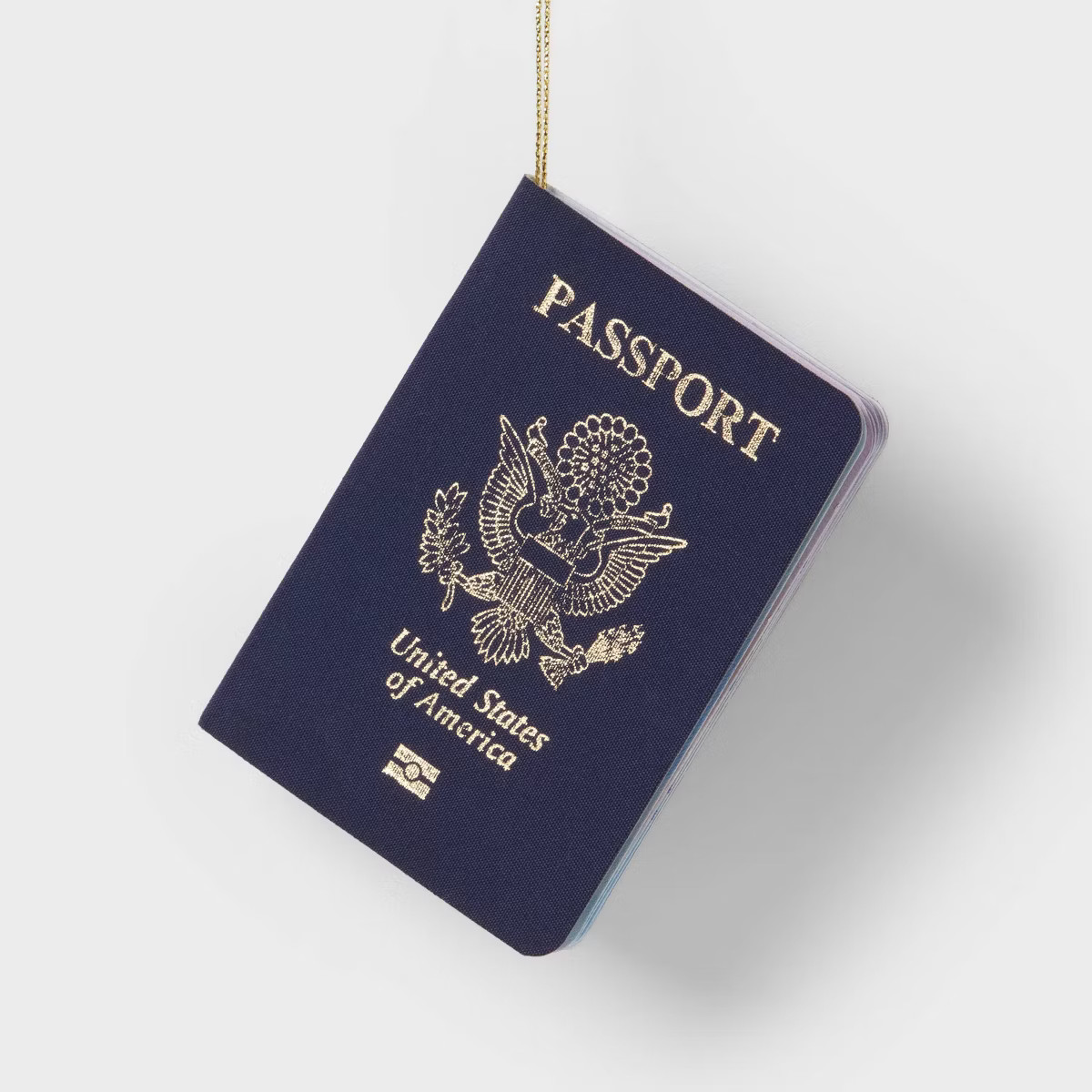 Passport Christmas Tree Ornament Navy - Wondershop™ | Target