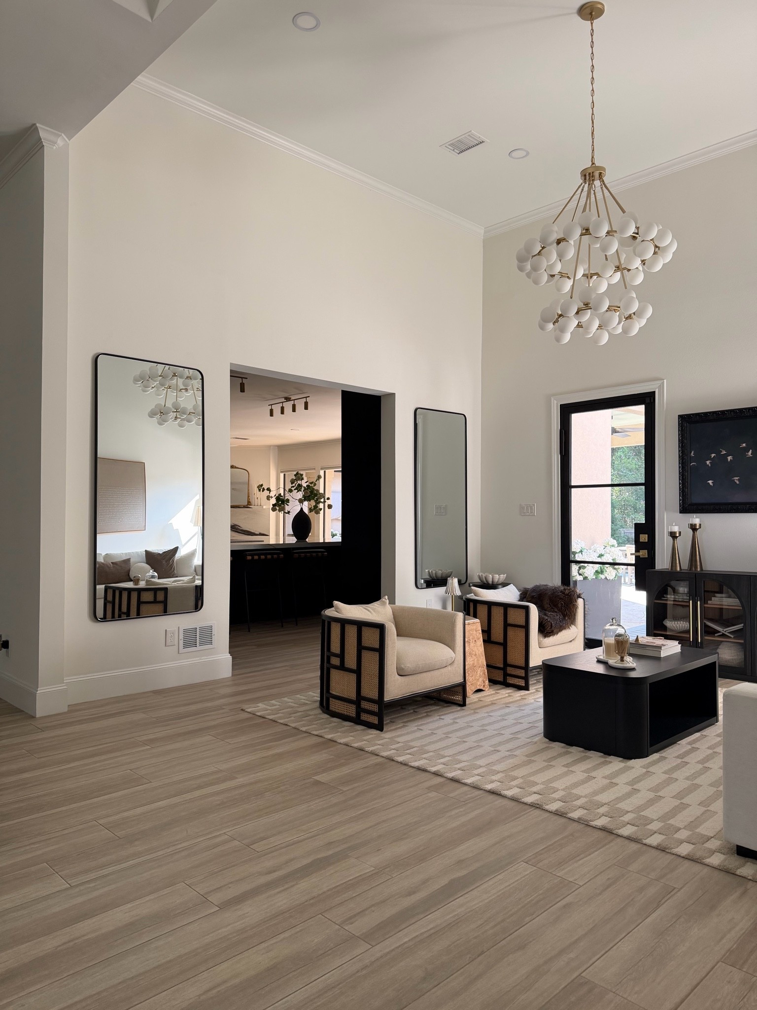 Hung new oversized mirrors in our living room this weekend.  Quality of the designer ones but half the cost from @Wayfair.

Hung with toggle anchors in just a couple minutes.  They arrived with legs attached for floor standing but we easily removed them.

#LTKHome