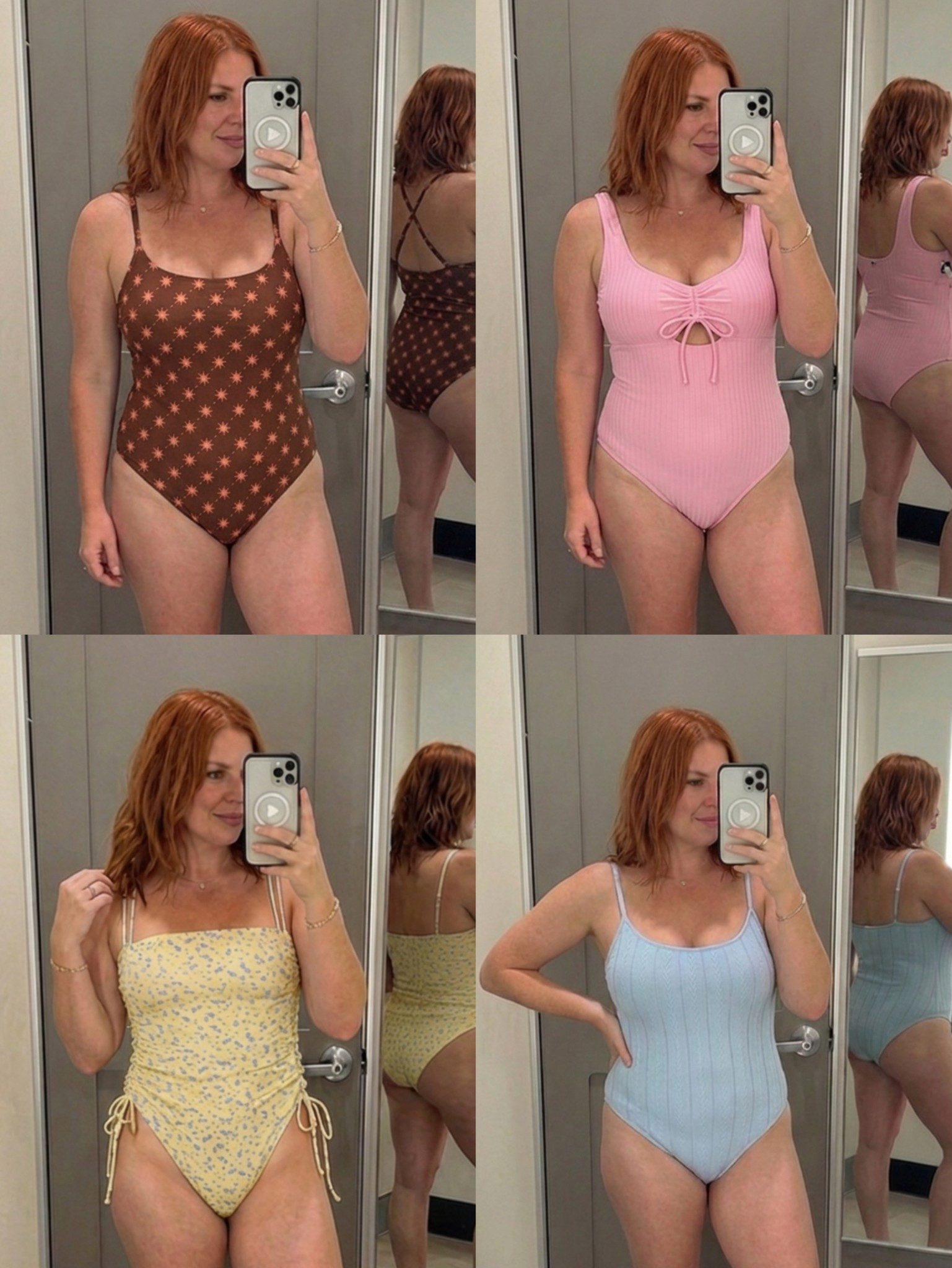 Target one‑piece try‑on 🌊✨ All 5 are mom‑friendly, bum‑covering, and kid‑chase approved. No constant adjusting, just cute + secure.
Comment swim to get all the details.. 🛒

#Target #TargetStyle #TargetSwim #MomSwim #ModestSwimwear #OnePieceSwimsuit #TryOnHaul #SwimsuitTryOn #MidsizeStyle #MomOutfits #SummerSwim #PoolDayReady #BeachDayReady 


#LTKSwim #LTKMidsize #LTKTall